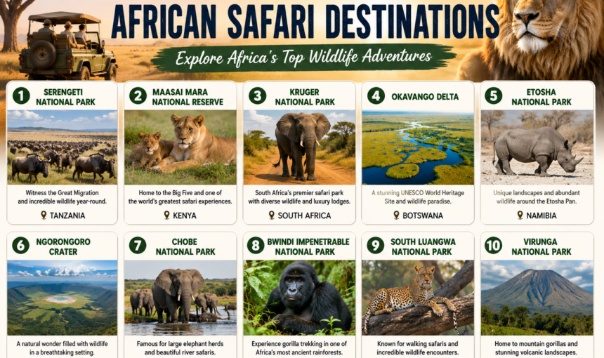 African Safari Destinations